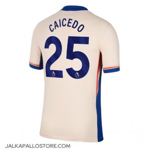 Chelsea Moises Caicedo #25 Vieraspaita 2024-25 Lyhythihainen